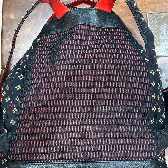 ❌❌SOLD❌❌Christian Louboutin Black and Gold Backpack - Picture 5 of 14